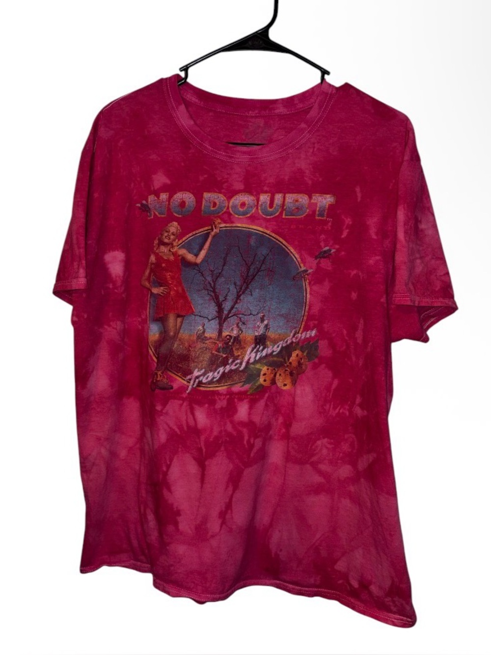 No Doubt Tragic Kingdom TieDyed Graphic T-Shirt Size XL Gwen Stefani Ska 90s OC